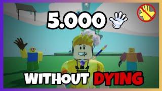 Is it possible to get 5.000 SLAPS without DYING? | Slap Battles | Roblox