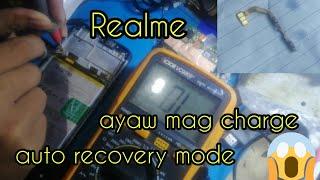 Realme / Auto recovery mode /ayaw mag charge / hindi gumagana power Button paano e Repair