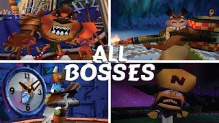 Crash Bandicoot 3 Warped (PS1) - All Bosses