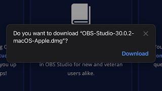 How to download OBS Studio on macOS Sonoma