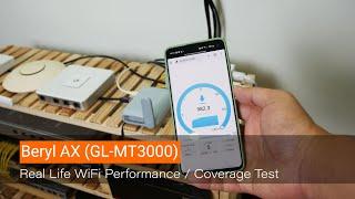 Beryl AX Real Life WiFi Performance Test (GL-MT3000)