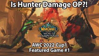 Is Hunter Damage OP?! | AWC 2022 CUP1, Featured Game #1 | Bugs vs Spawn of Damage Game 1