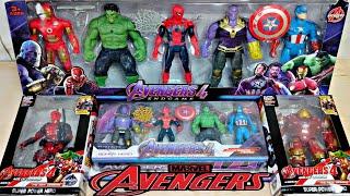 AVENGERS TOYS/Action Figures/Unboxing/Cheap Price/Ironman,Hulk,Thor, Spiderman/Toys.