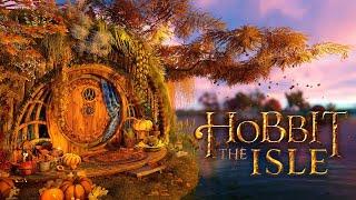 Hobbit Autumn ISLE - Music & Ambience | Calm Lake Nature Sounds for Sleep, Focus & Relax