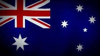 [10 Hours] Australian Flag Waving - Video & Audio - Waving Flags