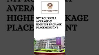 NIT Rourkela ️ placement | NIT Rourkela integrated MSc placement #nitrkl #nitrklplacements 