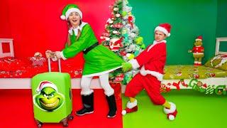 Sfida Grinch vs Babbo Natale con Roma e la Mamma