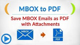 Indya MBOX to PDF Converter - Save and Open Batch MBOX Mailboxes into PDF Adobe