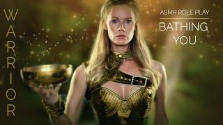 ASMR | AMAZONIAN WARRIOR ROLE PLAY | Bathing You  | The Amazons Wonder Woman  | Isabel imagination