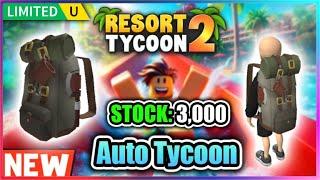 [UGC LIMITED] Resort Tycoon 2 Script - Auto Tycoon (Summer Camp Event)