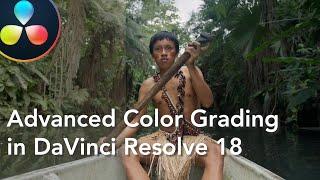 Advanced color grading with a few simple nodes in Davinci Resolve 18