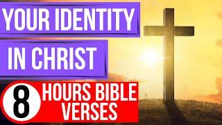 Who I am in Christ positive affirmations (Encouraging Bible verses for sleep with music)