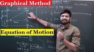 Equation of motion by graphical method class12th Physics || Abhishek Sahu