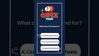 Web developers  Quiz Part 1