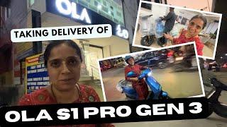 Taking delivery of new Ola S1 Pro gen 3 | Bangalore | ಓಲಾ ಎಸ್1 ಪ್ರೊ ಜೆನ್ 3