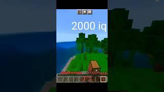 Minecraft 200 vs -infinity iq  #shorts #noob