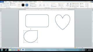 How to insert picture in Shape in Microsoft Word | Microsoft Word Tutorial |