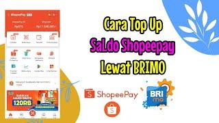 Cara Top Up Saldo Shopeepay di Brimo BRI | Cara isi saldo shopeepay lewat BRI BRIMO