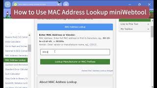  How to Use MAC Address Lookup Tool | Find Vendor Information Easily