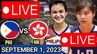 PHILIPPINES VS. HONGKONG LIVE SEPTEMBER 1, 2023 #avc2023 #avccup2023 #philippinesvshongkong