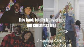 One week to Christmas.Try this hack on your christmas tree/Airdrie Lights/zinnyjunscripted