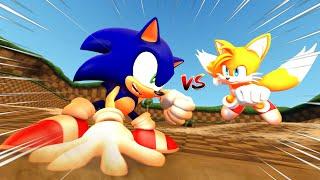 SONIC VS TAILS IN A MUGEN FIGHT