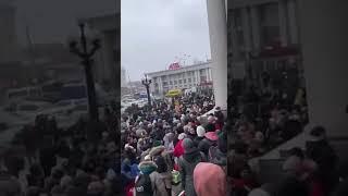 Днепр. Железнодорожный вокзал. - Видео очевидца