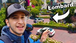 Visiting the CROOKEDEST STREET in the WORLD | Lombard Street | Things to Do San Francisco