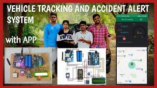 Vehicle Tracking and Accident alert system         #Embeddedsystems #Projects