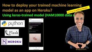 270 - How to deploy your trained machine learning model as a web app on Heroku (No Docker)