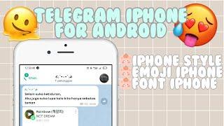 TELEGRAM IPHONE FOR ANDROID || UPDATE MD GRAM IOS V7.0