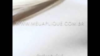 Megahair extensão  fita adesiva www.meuaplique.com.br cabelo humano 20 peças