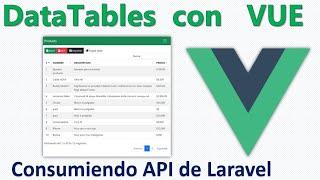 DataTables Vue 3