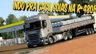 SCANIA R-480 RONCANDO MUITO NA GRANEL 3 EIXOS - CAÇU GOIAS MAPA RBR