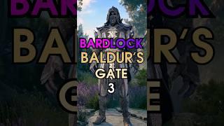a BARDLOCK build for Baldur's Gate 3 in 1min - Bard/Warlock #shorts #baldursgate3 #bardbuild