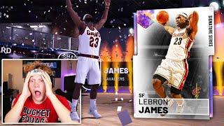 OMG I PULLED 99 OVR GALAXY OPAL LEBRON JAMES NBA 2K19