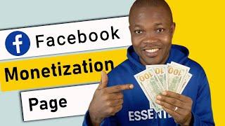 How to Create Facebook Monetization Page - Simple Steps!!