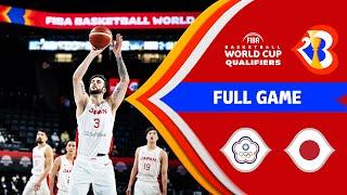 Chinese Taipei v Japan | Full Basketball Game | #FIBAWC 2023 Qualifiers