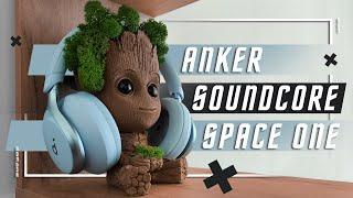 РАДОСТЬ И УДАЧА БЕСПРОВОДНЫЕ НАУШНИКИ Anker Soundcore Space One LDAC ANC ПРОЗРАЧНОСТЬ И МУЛЬТИПОИНТ