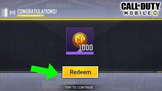 *NEW* HOW TO REDEEM FREE CP IN CODM 2024 ( 2 Codes )