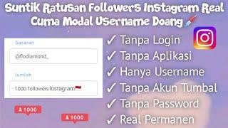 CARA MENAMBAH RIBUAN FOLLOWERS INSTAGRAM TIKTOK TANPA AKUN TUMBAL️