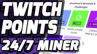 Twitch Channel Points Miner 24/7