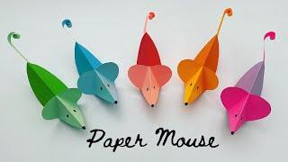 How To Make Easy Paper Mouse For Kids / Nursery Craft Ideas / Paper Craft Easy / KIDS crafts