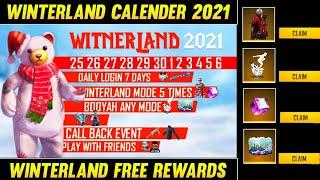 Winterland Event Free Rewards 2021 | Winterland Event Kab Aayega | Winterland Event Calendar 2021 |