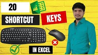 20 Excel Shortcuts that will help to increase your Excel speed