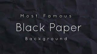 Crumpled Black Paper Background | No Copyrights | FREE Download