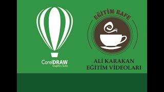 COREL DRAW'DA ARKA PLAN TEMİZLEME, COREL DRAW DERSLERİ