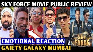 Sky Force Movie Public Review | First Day | Gaiety Galaxy Mumbai | Akshay Kumar | Veer Pahariya