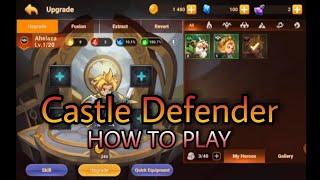 HOW TO PLAY Castle Defender!