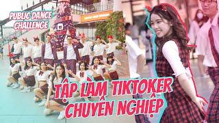 Lần đầu tập nhảy như một TikToker chuyên nghiệp | SCHANNEL x OOPS! CREW | Public Dance Challenge